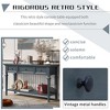 NicBex Vintage Console Table for Entryway,Entryway Table with 3 Drawers & Open Bottom Shelf,Sofa Table for Living Room,Behind Couch,Hallway - 3 of 4