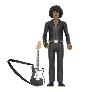 Super 7 ReAction Thin Lizzy Phil Lynott Black Leather Collectible Action Figure - 1 of 4