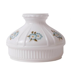 Aladdin Glass Oil Lamp Shade, 10 inch Base Fits Aladdin Non-Electric Fuel Lamps - 1 of 4