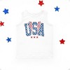 The Juniper Shop USA Checkered Lightning Youth Tank Top - 2 of 4