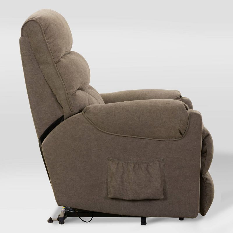 Dallas Power Lift Assist Upholstered Recliner - CorLiving, 6 of 13