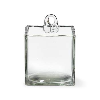 tag Clarity Clear Square Glass Votive Candleholder Short, 3.00L x 3.00W X 4.00H in.