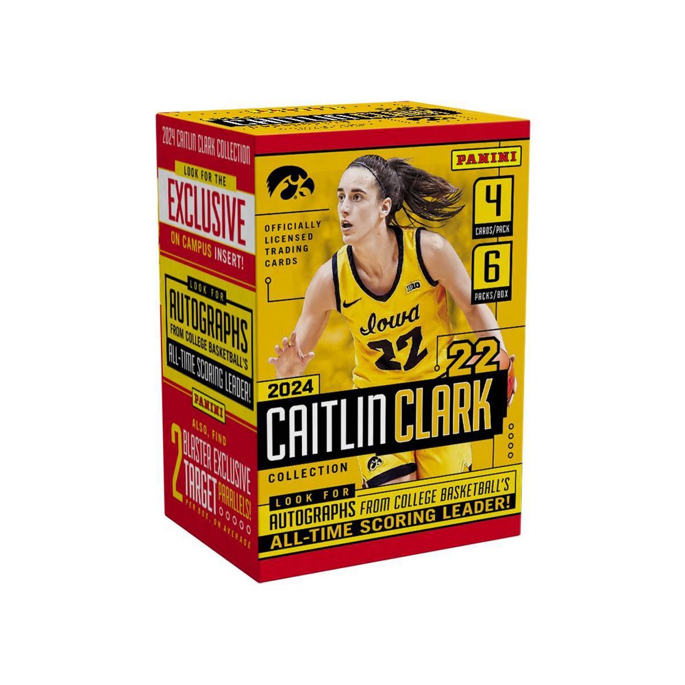 NBA 2024 Panini Caitlin Clark Collection Basketball Trading Card Blaster  Box | The Market Place