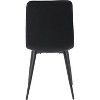 NicBex Matte Faux Leather Suede Dining Chairs Set of 4,Upholstered Chairs with Metal Legs for Dining Room,Living Room,Kitchen - 4 of 4