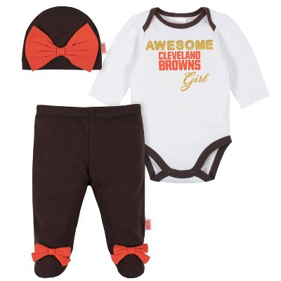 Nfl Cleveland Browns Toddler Girls' Cheer Set - 3t : Target