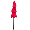 PAGED Square Patio Umbrella Modern Market Umbrella with 8 Steel Ribs, Crank and Cross Base for Garden and Poolside - 4 of 4
