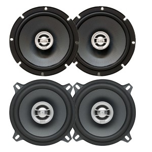 PowerBass OE-522 5.25" + OE-652 6.5" 2-Ohm Speakers - 1 Pair each - 1 of 4