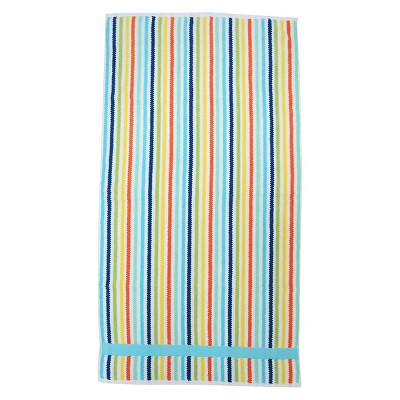 striped bath towels