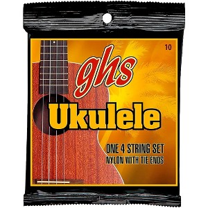 GHS 10 SET Standard Ukulele Clear Nylon Strings Hawaian D Tuning - 1 of 1