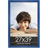 PosterPalooza | Classic Modern Blue Picture Frame - UV Acrylic, Foam Board Backing, Hanging Hardware - 2 of 4