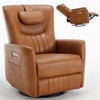 NicBex Recliner Chair Swivel Accent Chair with Pillow Power Lift Chair with USB Ports Living Room Chairs for Reading Room - 3 of 4