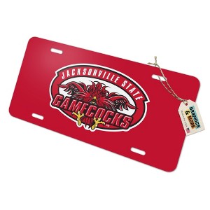 Jacksonville State University Primary Logo Novelty Metal Vanity Tag License Plate - 1 of 4