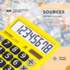 CATIGA 8-Digit & 12-Digit Desktop Calculator, Large LCD, Sensitive Buttons, Dual Solar Power, Standard Function for Office, Home, School - 4 of 4