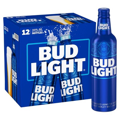 Bud Light Beer - 12pk/16 fl oz Aluminum Bottles