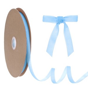 Unique Bargains Velvet Single Side Christmas Vintage Ribbon 1 Pc - 1 of 4