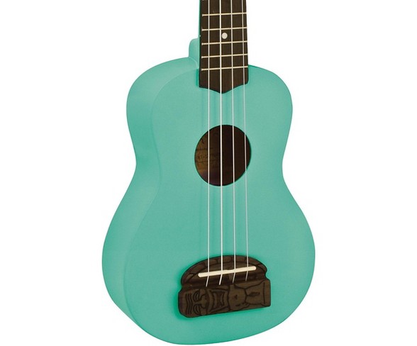 Kohala Tiki Soprano Ukulele Sea Foam Green