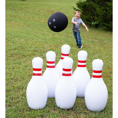 inflatable bowling set target