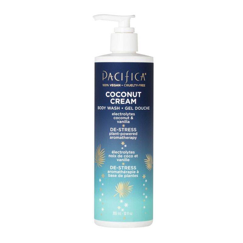 Pacifica Coconut Cream Body Wash - Coconut &#38; Vanilla - 12 fl oz, 1 of 7