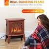 NAYSAYE Indoor Fireplace Freestanding Stove Classic Style for Living Room , Red, 14.3"*9.5"*18" - 4 of 4