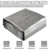Yescom 30x50ft Heavy Duty Reinforced Poly Tarp All Purpose Canopy Tent Cover Waterproof Tarpaulin - 3 of 4