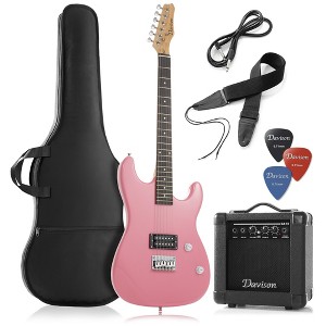 Davison 39-Inch Full-Size Electric Guitar with 10-Watt Amplifier - Includes Padded Gig Bag & Accessories - 1 of 4
