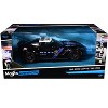 2015 Chevrolet Corvette Z06 "Police" Black with Blue Stripes & White "Maisto Design Authority" 1/24 Diecast Model Car by Maisto - 3 of 3