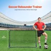 VEVOR Soccer Rebound Trainer, 6x4FT Iron Soccer Training Equipment, Sports Football Rebounder Wall, Double-Sided Rebounding Net, Easy Assembly - 3 of 4