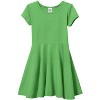 City Threads Jersey Short Sleeve Girls Twirly Skater Dress - USA-Made - 2 of 4
