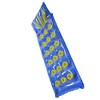 Swim Central 76" Blue and Yellow Inflatable 18-Pocket French Style Swimming Pool Air Mattress - 3 of 4