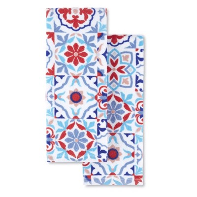 Fiesta Worn Tiles Kitchen Towels Set & Reviews