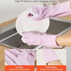 Angel Sar Reusable Cleaning Gloves, 2 Pairs Dishwashing Gloves Non-Slip Grip, Natural Latex Waterproof Gloves for Kitchen Bathroom, Large Size - 4 of 4