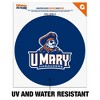 University of Mary Primary Logo Automotive Car Window Locker Circle Bumper Sticker - 2 of 4