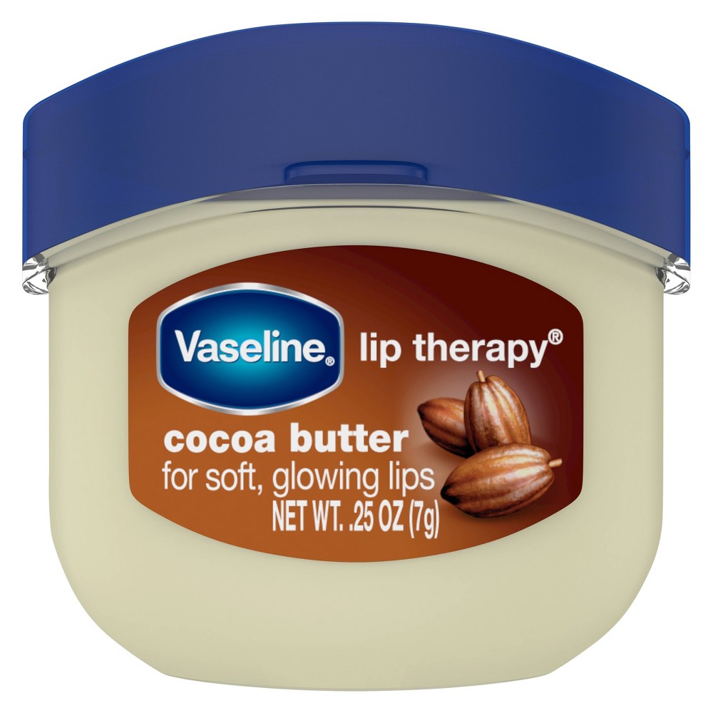 Photos - Lipstick & Lip Gloss Vaseline Lip Therapy Mini Lip Balm - Cocoa Butter - Travel Size - 0.25oz 