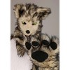 HalloweenCostumes.com One Size Fits Most   Adult Wolf Mouth Mover Mask Costume, Black/Brown/Brown - 2 of 4