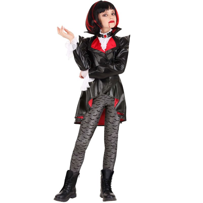 HalloweenCostumes.com Girl's Vampiress Costume, 1 of 5