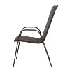 KTMBDW Outdoor Patio Chairs Set of 2, Patio Chairs with Metal Frame, Armrests, Portable Dining Chairs for Camping, Lawn, Garden and Porch - 4 of 4