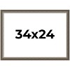 PosterPalooza | Weathered Black Picture Frame - UV Acrylic, Backing Board, Hanging Hardware Included - 2 of 4