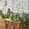 Artificial Eucalyptus Leaves Garland with Berries, Greenery Garland for Wedding Arch Backdrop, Garden Gate, Doorways, Table, Runner, Door Home Decor - 2 of 4