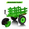 Acekool 12V Electric Tractor with Trailer & Remote, 7-LED Lights, MP3, 25W Motor, EVA Tires - 4 of 4