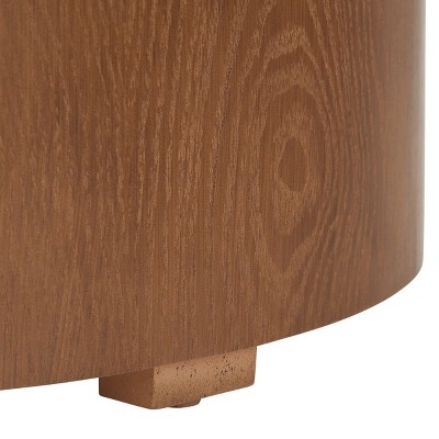 Rafaela Round Coffee Table - Natural Brown - Safavieh