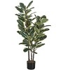 NicBex Artificial Tree 47" Tall Artificial Oak Tree with Black Pot, Room Decor for Home Office Foyer Porch - 2 of 4