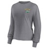 NCAA Notre Dame Fighting Irish Women's Gray Long Sleeve T-Shirt - 2 of 3