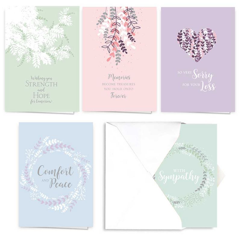 25ct Expressions Of Sympathy Card Packs, 2 of 3
