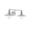 Elegant Lighting Etude 2 light chrome Wall Sconce - 4 of 4