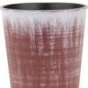 HomeRoots 5" Brown and Ivory Abstract Recycled Plastic Indoor Outdoor Round Nursery Pot - 3 of 3