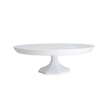 Smarty Had A Party 10.5" White Small Round Plastic Cake Stands (12 Cake Stands)