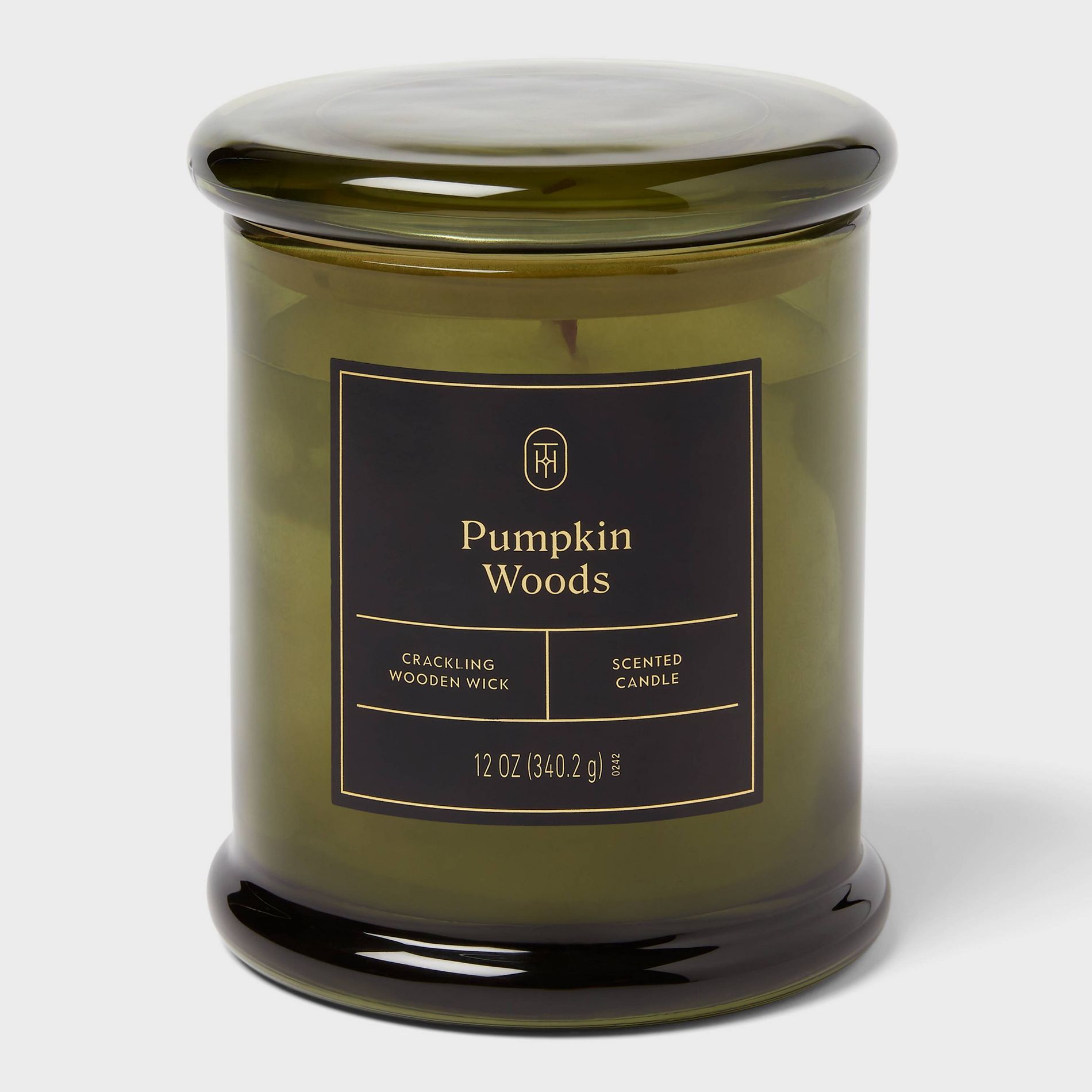 Wooden Wick Pumpkin Woods Jar Candle 12oz - Threshold™