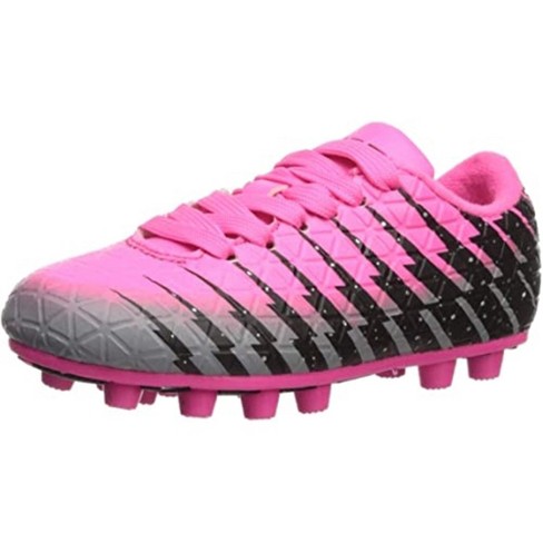 Little girl best sale pink soccer cleats