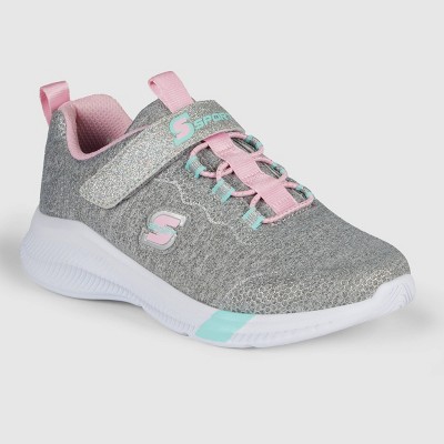 Gray skechers 2024 slip on