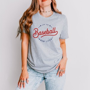 Simply Sage Market Livin' That Baseball Mom Life Short Sleeve Tee - 1 of 4